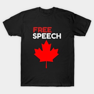 free speech canada  freedom  lovers T-Shirt